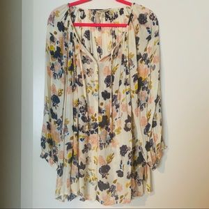 LUCKY BRAND | floral peasant top